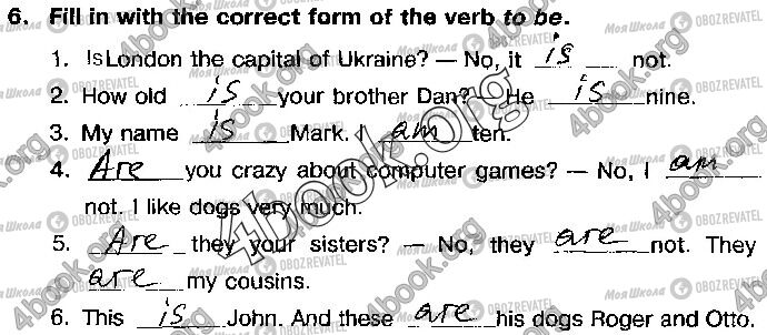 ГДЗ Английский язык 5 класс страница Стр.5 (6)